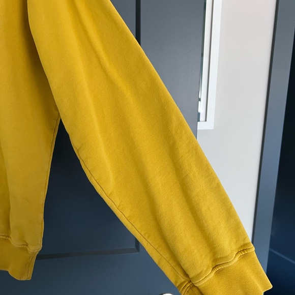 Clare V Yellow Oui Sweatshirt XL - Picture 10 of 13